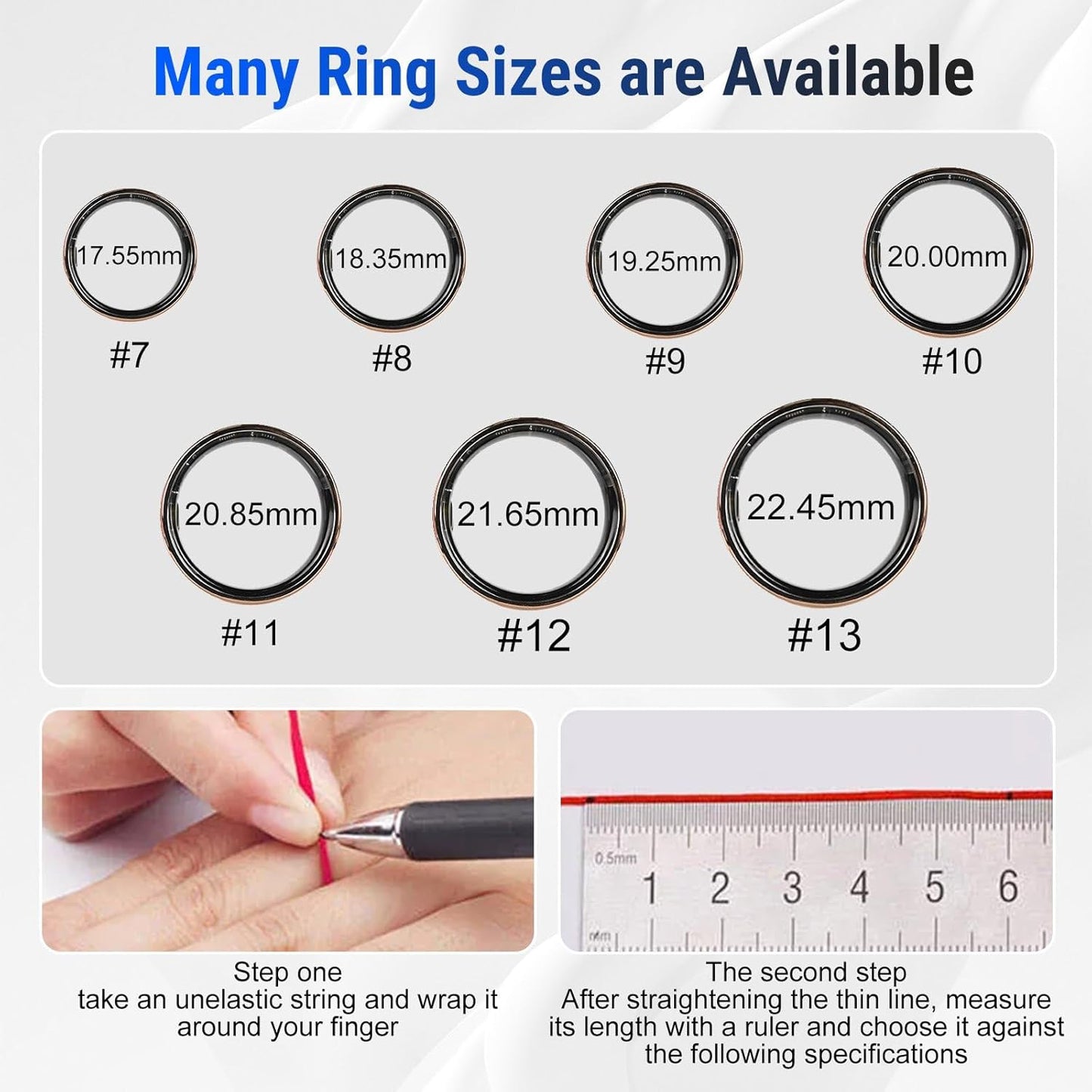 Smart Ring Fitness Tracker Ring for Women,Health Heart Rate Ring with Activity Tracker, Sleep Monitor and Oximeter, No Subscription Fee, Home Care, Remote Photography, IP68 Waterproof